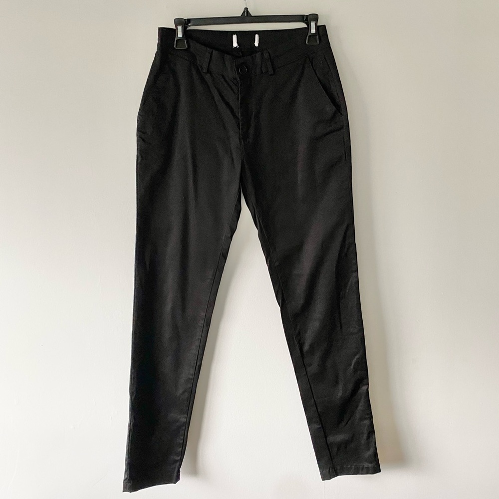 KOTN Black Straight-Leg Pants